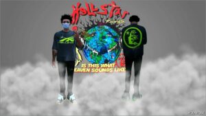 GTA 5 Player Mod: Hellstar TEE Pack for MP Male (Image #2)