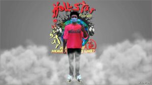 GTA 5 Player Mod: Hellstar TEE Pack for MP Male (Image #3)