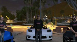 GTA 5 Player Mod: Rockstar Games T Shirt (Image #2)