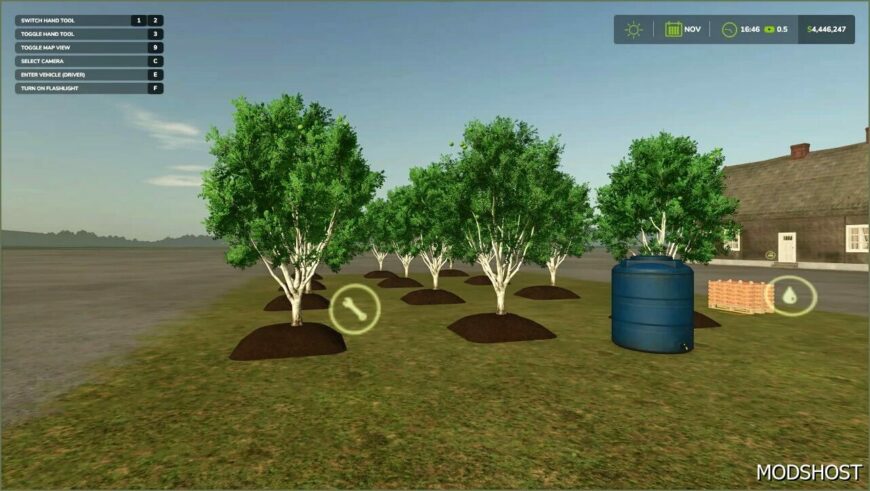 FS25 Placeable Mod: Fruit Tree Plantation (Featured)