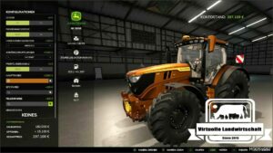 FS25 John Deere Tractor Mod: 6R Series with Color Selection (Image #2)