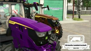 FS25 John Deere Tractor Mod: 6R Series with Color Selection (Image #4)