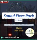 ETS2 Mod: Sound Fixes Pack V25.00 (Featured)