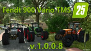 FS25 Fendt Tractor Mod: 900 Vario TMS V1.0.0.8 (Featured)