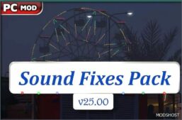 ATS Mod: ATS Sound Fixes Pack V25.00 (Featured)