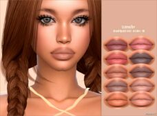 Sims 4 Lipstick Makeup Mod: IMF Brandi Lipstick (Featured)