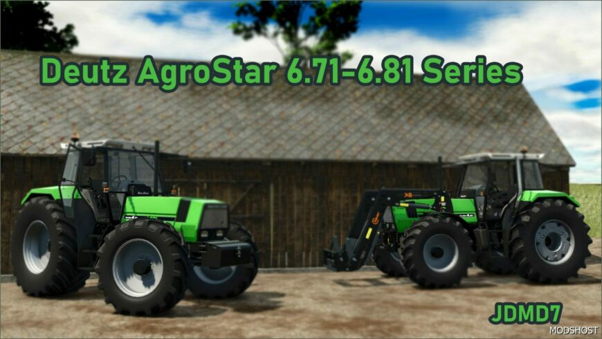 FS25 Tractor Mod: Deutz Agrostar 6.71 6.81 Series (Featured)