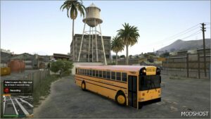 GTA 5 Vehicle Mod: 2006 IC RE300 School Bus Addon ELS V1.5 (Image #2)