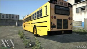 GTA 5 Vehicle Mod: 2006 IC RE300 School Bus Addon ELS V1.5 (Image #3)