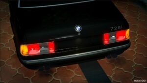 GTA 5 BMW Vehicle Mod: 7 Series 1982 ADD ON (Image #5)