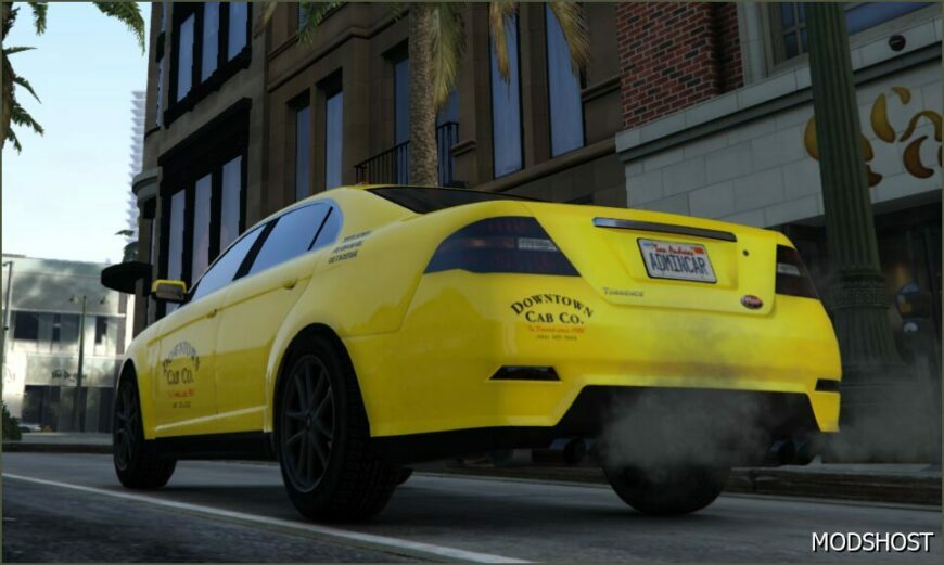 GTA 5 Vehicle Mod: Vapid Torrence SSO Taxi Version ADD ON V1.0.A (Featured)