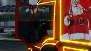 GTA 5 Vehicle Mod: 1994 Kamaz 54112M “xmas” ADD on | + Trailer | Extras | Livery | Template (Image #3)