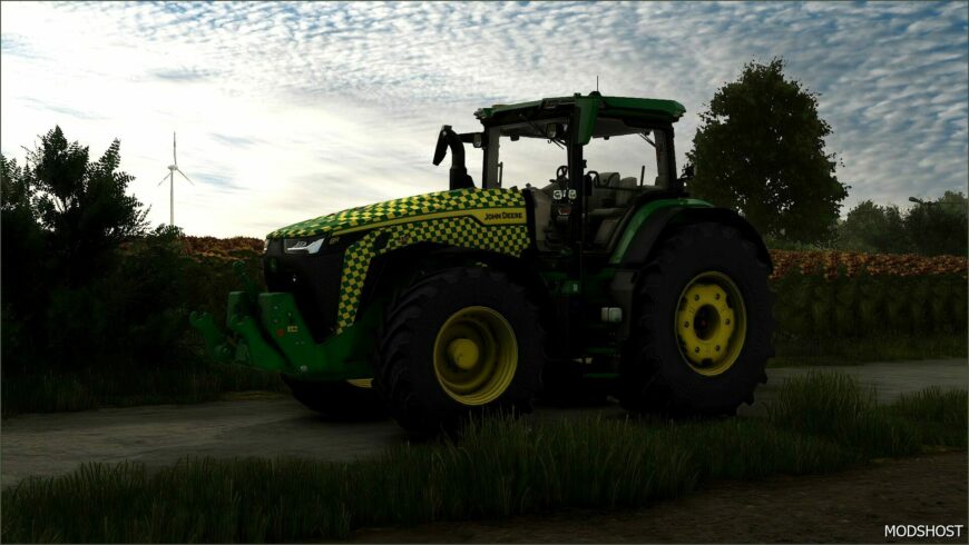 FS25 John Deere Tractor Mod: 8R 2020 Agrosharing (Featured)