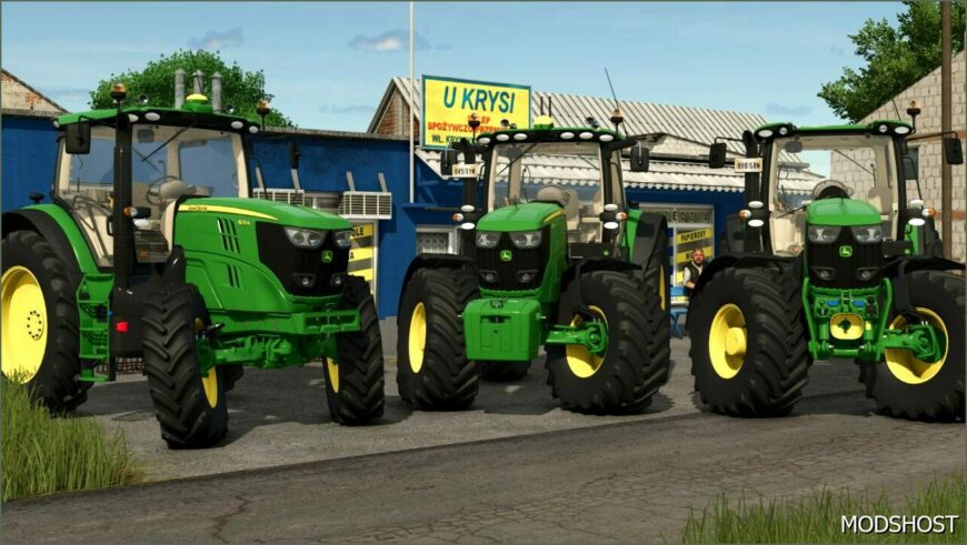 FS25 John Deere Tractor Mod: 6R Large Frame Series 2011 (Featured)