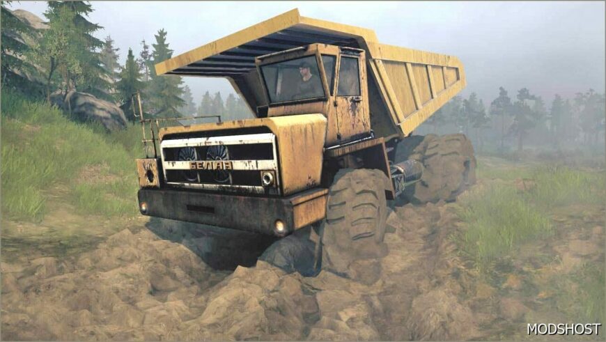 MudRunner Truck Mod: Belaz 540 (revision) (Featured)