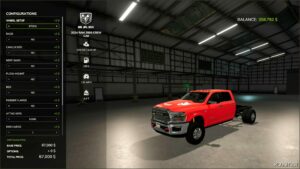 FS25 Dodge Car Mod: 2024 Dodge RAM 3500 Crewcab V1.0.1 (Image #6)