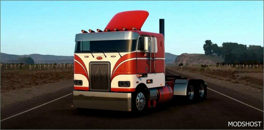 ATS Peterbilt Truck Mod: Pete 362 Cabover V4.1 1.53 (Featured)