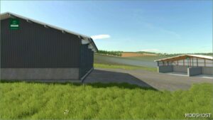 FS25 Mod: White Roof Buildings Pack V1.0.0.1 (Image #4)