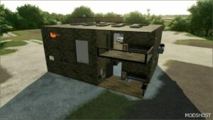 FS25 Building Mod: Construction Yard Stani Office (Image #3)