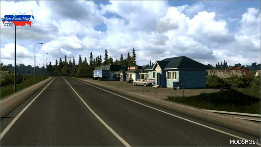 ETS2 Russia Mod: More Russia Map V3.5.2.5 1.53 (Featured)