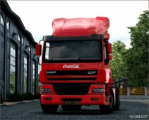 ETS2 DAF Skin Mod: CF 85 Coca Cola (Featured)