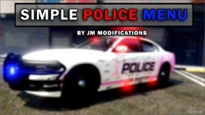 GTA 5 Police Script Mod: Simple Police Menu V1.0 Beta (Featured)