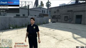 GTA 5 Police Script Mod: Simple Police Menu V1.0 Beta (Image #3)