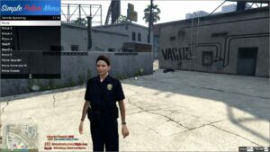 GTA 5 Police Script Mod: Simple Police Menu V1.0 Beta (Image #4)