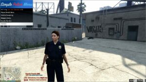 GTA 5 Police Script Mod: Simple Police Menu V1.0 Beta (Image #5)