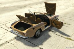 GTA 5 Volvo Vehicle Mod: 1800 Convertible ADD on | Roof Animation | Lods (Image #4)