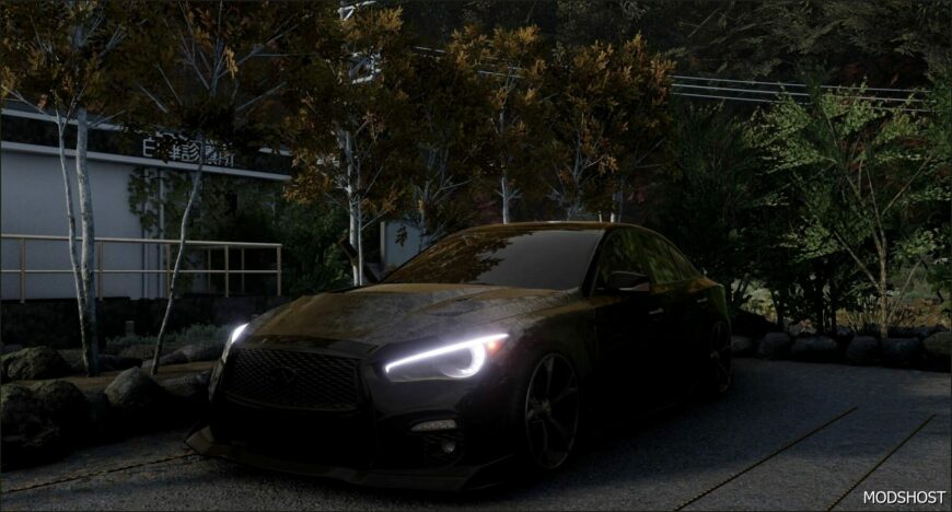 BeamNG Infiniti Car Mod: 2014 2017 Infiniti Q50 0.34 (Featured)