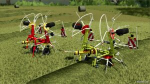 FS25 Claas Windrower Mod: Pöttinger Alpinhit44 / Claas W450 LS (Featured)