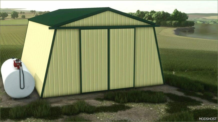 FS25 Mod: Small Lean Shed (Featured)