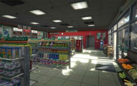 GTA 5 Map Mod: MLO Vinewood Plaza 24/7 ADD on SP / Fivem (Image #4)