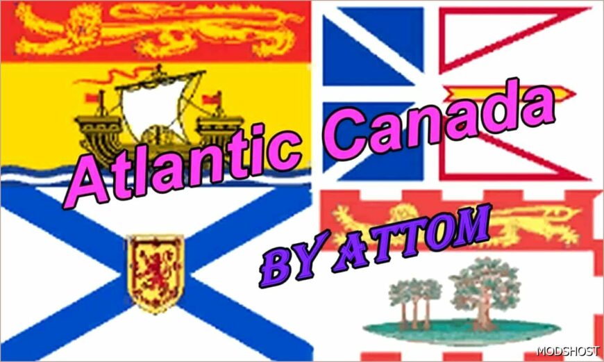 ATS Map Mod: Atlantic Canada V5.0 (Featured)