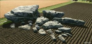 FS25 Decoration Mod: Decorative Stone/Rock Package V1.1 (Featured)