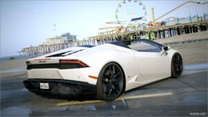 GTA 5 Lamborghini Vehicle Mod: 2015 Lamborghini Huracan LP610 4 Spyder ADD on | Wheels (Image #2)