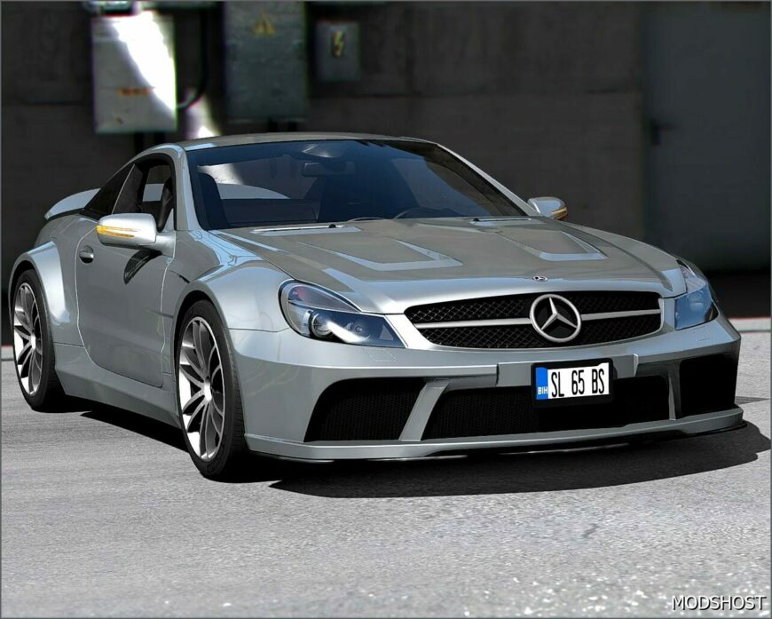 GTA 5 Mercedes-Benz Vehicle Mod: 2009 Mercedes Benz SL65 Black Series ADD on | Vehfuncs V | Template Reworked V2.0 (Featured)