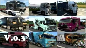 ETS2 Mod: AI Truck Traffic Paint JOB (BY Joker) V0.3 1.53 (Featured)