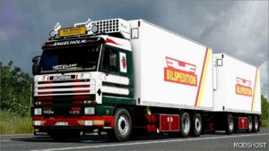 ETS2 Scania Truck Mod: 143M V8 Rigid Combo + Trailer V3.0 1.53 (Featured)