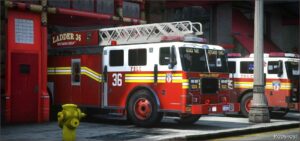 GTA 5 Mod: Fire Dept of Liberty City Vehicle Texture Overhaul Pack (Image #5)