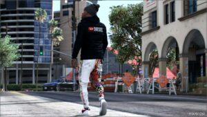 GTA 5 Player Mod: Diesel Puffer Jacket – Franklin (Image #2)