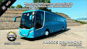 ETS2 Mod: Busscar Vissta Bus 360 1.53 (Featured)