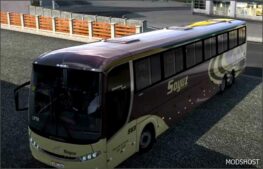 ETS2 Volvo Bus Mod: Comil Campione Volvo 3.45 6×2 15 Metros 1.53 (Featured)