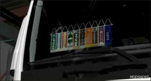 ETS2 Mod: Pack of Pennants Trucks Brands (Featured)