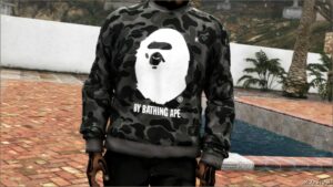 GTA 5 Player Mod: Bape Sweater Pack for Franklin & MP Male (Featured)