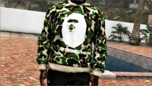 GTA 5 Player Mod: Bape Sweater Pack for Franklin & MP Male (Image #3)