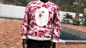 GTA 5 Player Mod: Bape Sweater Pack for Franklin & MP Male (Image #5)