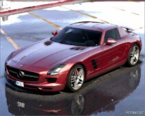 GTA 5 Mercedes-Benz Vehicle Mod: 2011 Mercedes Benz SLS AMG ADD on | Vehfuncs V | Template Reworked V2.0 (Image #3)