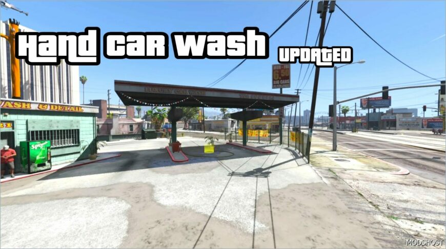 GTA 5 Script Mod: Hand Car Wash .NET Updated V3.0 (Featured)